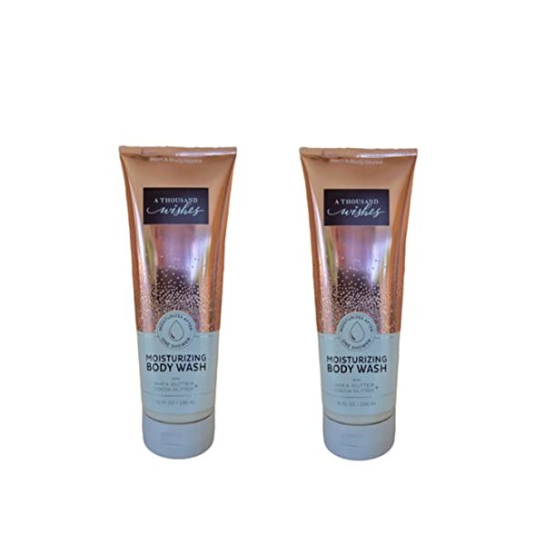 Bath and Body Works 2 Pack A Thousand Wishes Moisturizing Body Wash 10 Oz