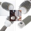 Round Brush Set for Blow Drying, with Boar Bristle Vented Curved Detangling Hair Brush, Thermal Ceramic & Ionic Tech Reduce Frizz Hair, Makes Hair More Smooth and Shiny for Curling & Straightening