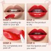 DAGEDA 2 Colors Peel Off Lip Liner Stain Set, Tattoo Color Lip Tint Stain, Long Lasting and Waterproof Lip Stain Peel off Lip Makeup,Peel Off Lip Liner with Natural Matte Finish (03+05)