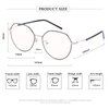 Colossein Round Blue Light Blocking Computer Glasses with Metal Frame for Men Women, UV400 Protection Anti Glare Anti Fatigue Reduce Eye Strain - Black
