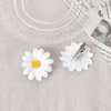 Daisy Hair Clip for Women Flower Hair Barrettes Pin for Girls Sunflower Hair Clip for Women Daisy Hair Accessories for Little Girls Floral Hair Clips for Women Wedding Daisy Alligator Hair Clips 8PCS