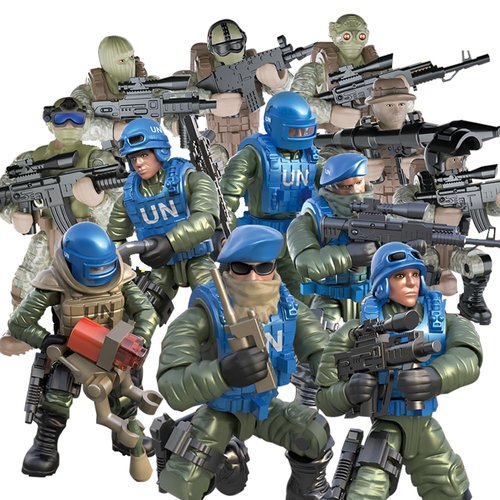 YEIBOBO ! Minifigures Blind Bags, Military Action Figures with Weapons and Accessories Mystery Pack Delta Special Forces