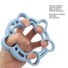 Finger Stretcher Exerciser, Forearm Adjustable Hand, Finger Stretchers, Grip Rings Hand Exerciser for Arthritis Carpal Tunnel Recovery (Blue)