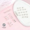 YISSION Hair Clip 40Pcs Mini Rhinestone Sparkly Crystal Hair Pins Small Decorative Wedding Hair Barrettes Silver Bridal Hair Accessories for Girls Women