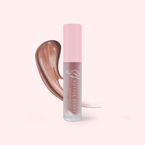 SK Royale Beauty High Pigment Intense Color Lip Gloss (7 Shades) - High Shine Moisturizing Lip Color for Women - Lightweight, Long Lasting, Non-Sticky Formula - Natural Shades for Every Skin Tone