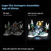 Rorliny LED Lighting Kit Compatible with Lego The Avengers Assemble: Age of Ultron 76291, Creative Light Compatible with Lego 76291 Set (Lights Only, No Lego Models)