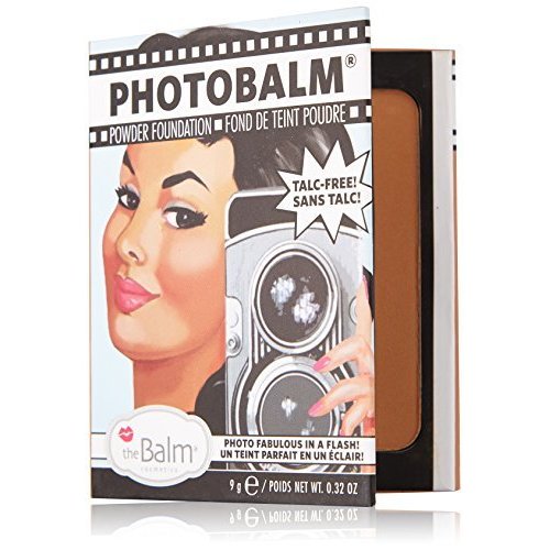 theBalm PhotoBalm Talc Free Powder Foundation, Medium Dark