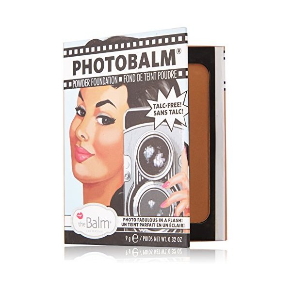 theBalm PhotoBalm Talc Free Powder Foundation, Medium Dark