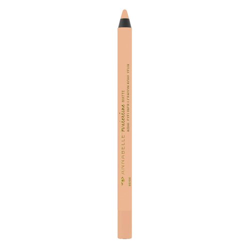 Annabelle Waterline Matte Kohl Eyeliner Pencil, Beige, Intense Colours, Matte Finish, Easy-To-Apply, Long-Lasting 10h, Waterproof, Transferproof, Cruelty-Free, 1.2 g