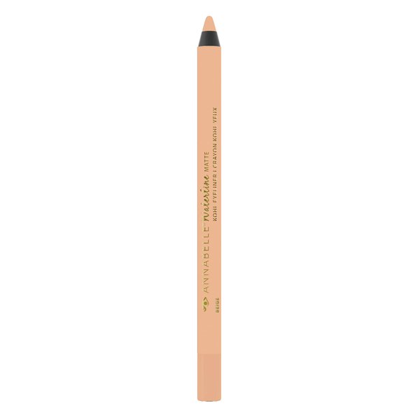 Annabelle Waterline Matte Kohl Eyeliner Pencil, Beige, Intense Colours, Matte Finish, Easy-To-Apply, Long-Lasting 10h, Waterproof, Transferproof, Cruelty-Free, 1.2 g