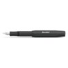 Kaweco SKYLINE SPORT Fountain Pen Black I Premium Fountain Pen for Ink Cartridges I Exclusive Fountain Pen 13 cm I Nib: F (Fine)