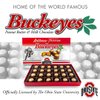 Anthony-Thomas, Peanut Butter & Milk Chocolate Buckeyes in Ohio State Buckeyes Box, Deliciously Delightful Snacks (24 Count)