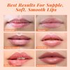 ANAI RUI Lip Mask & Lip Scrub Set, Stocking Stuffers Lip Care Kit, Overnight Lip Treatment with Lip Sleeping Mask & Sugar Lip Exfoliator Scrub, Lip Moisturizer for Dry, Chapped, Dark Lips, Peach