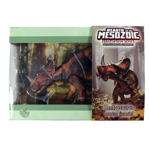 Beasts of the Mesozoic: Centrosaurus Apertus Juvenile - 1/18th Scale Dinosaur Action Figure - 10" Articulated Collectible Miniature, Hand-Painted