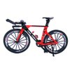 Ailejia Racing Bicycle Mountain Finger Dirt Bike Toy Mini Bicycle Vehicles Ornament Bicycle Cake Topper Model Mini Bikes Decoration Crafts for Home (Red)