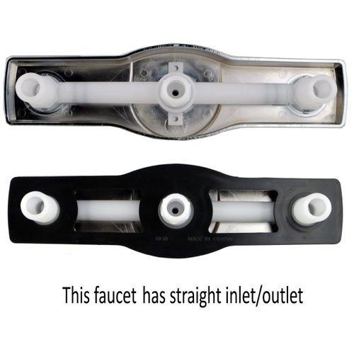 Laguna Brass 3310ACP Mobile Home Two Handle Non-Metallic 8" Tub Shower Diverter Chrome Finish