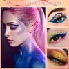 Colorful Liquid Eyeliner Set, 10 Colors Metallic Shimmer Glitter Eyeshadow, Long Lasting Waterproof Sparkling Eyeliner Eye Shadow