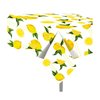 littkeef cliaet 3 Pack Lemon Party Tablecloth Lemon Birthday Party Decorations Lemon Table Cloth Lemon Plastic Table Covers for Summer Lemon Theme Party Decorations,54 x 87 Inch
