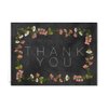 Chalkboard Floral Thank You Card Pack / 36 Thanks Greeting Cards / 6 Chic Floral Chalkboard Designs / 3 1/2" x 4 7/8" Thank You Note Cards/Made In The USA