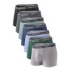 DAVID ARCHY Boxer Briefs for Men Pack Soft Bamboo Rayon Underwear No Fly Trunks