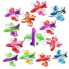 Roaqua 20 Packs Bulk Airplane shape Fidget Bubble Mini Pop Fidget Keychain，Summer Birthday Party Favors Supplies Student Prizes