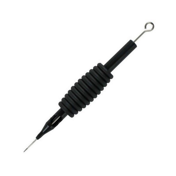 50PCS Disposable Sterilized Round Liner 3RL Conjoined Tattoo Needles and Tubes 3/4" Grip Tips