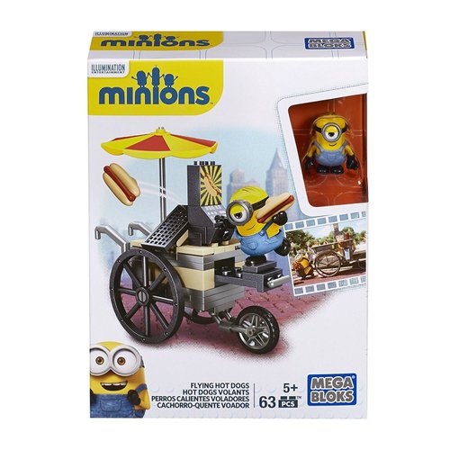 Minions toys Mega Bloks Minion Movie Flying Hot Dogs