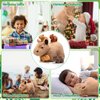 Hollowfly 5 Pcs Capybara Stuffed Animals Capybara Plush Set Gift for Kids Mommy with 4 Cute Babies Inside Soft Stuffed Capybara Plushies for Boys Girls Birthday Party Favors(Light Color)