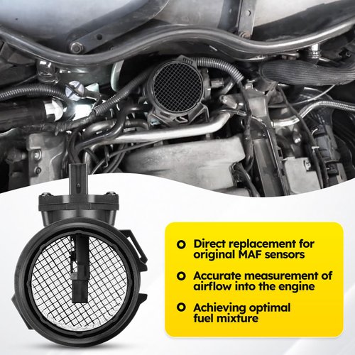 Mass Air Flow Meter Sensor MAF Sensor for 1998-2008 Mercedes-Benz C240 C280 C320 CLK320 E320 ML320 SLK320 ML350 S350 C32 AMG SLK32 AMG 2004-2008 Chrysler Crossfire,0280217515 1120940048 0000940948