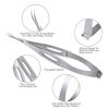 XGIZMOO Cuticle Scissors Extra Fine Curved Professional Ultra Sharp Precise Pointed Tip Cuticle Trimmer Cutter for Hang Nails,Eyebrow,Eyelash,and Dry Skin