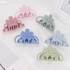 Amariver 6PCS Flower Hair Claw Clips for Women Matte Claw Clips Flower Hair Clips Non-slip Flower Hair Clip for Thick Thin Hair Strong Hold Hair Claws Hair Accessories for Women Girls