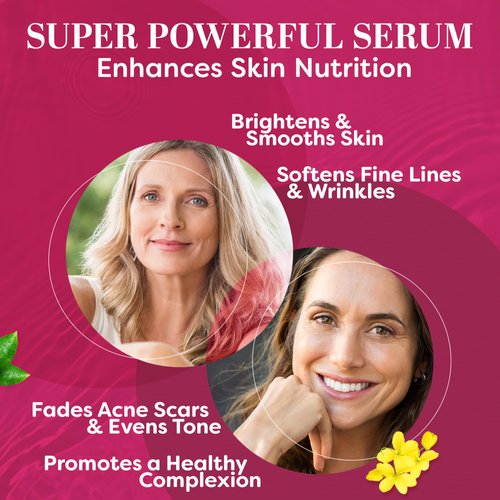 TruSkin Vitamin C Super Serum with Niacinamide, Retinol, Hyaluronic & Salicylic Acid (BHA) - All-in-One Anti Aging Facial Serum for Brightening, Firming, Dark Spots, Discoloration - 1 fl oz