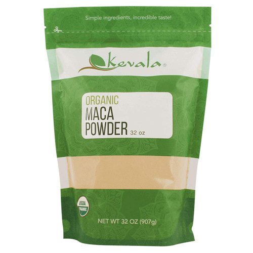 Kevala Organic Maca Powder Raw Pouch Bag 2 lb - 32 oz - Gluten Free - Vegan