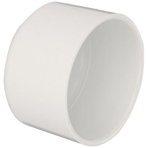 Spears 447 Series PVC Pipe Fitting, Cap, Schedule 40, 1/2" Socket (Pack of 10)