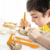 15pcs Dinosaur Dig Tools Kit, Dino Fossil Excavation Kit with Mini Hammer Chisel Brush Archaeological Excavation Tool Kit Science Kit for Girls Boys