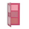 Beauty Bakerie Queen of Tarts Bar Mini Makeup Palette, Three Universal Shades of Blushes Makeup, Travel Size