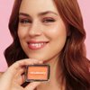 MCoBeauty Glow Up pH Powder Blush - Peach Pop, Customizable Matte Blush, Vegan, Cruelty Free Cosmetics