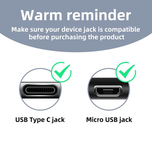 Replacement for Kyocera Flip Phone Charger Micro USB & Type C Charging Cable Cord for Kyocera DuraForce Pro 2 E6910 Pro 3,Duraxv Extreme,Cadence,DuraXE E4710,DuraXTP,Dura XA,Durasport 5 g uw Phone