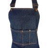 Ladybird Line Barber Denim Apron, Multi-pockets, Adjustable Neck Band, Ideal for Hairstylists, Barbers, Groomers, 100% cotton