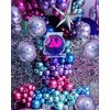 Metallic Balloon garland kit 135Pcs Disco Party decorations with Chrome Blue Red Purple Silver Disco ball balloons for 80s 90s Themed Birthday graduation 2025 new year Party eve Decorations