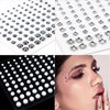 Bowitzki Face Jewels Rhinestones For Makeup,Face Gems Stick On Eye Rhinestone Sticker, Tears Rainbow Star Diamond Crystals For Women Festival Accessory Nail Art Decoration (A)