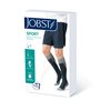 JOBST Sport Knee High 15-20 mmHg Compression Socks, Royal Blue/Grey, Medium