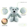 Thermal-Aid Zoo Animals - Mini Buckley The Blue Bear - Heatable Therapeutic Stuffed Animals for Kids - Hot & Cold Therapy - Ice Pack & Heating Pack - 3.15 x 2.6 x 9.3 in