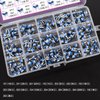 Taiss 15 Values 100-2M Ohm Variable Resistor Potentiometer 6mm Potentiometer Assortment Kit with Transparent Plastic Box