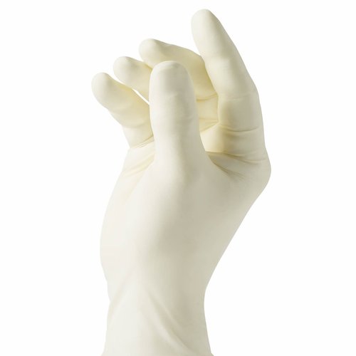 CUARD Disposable Medical Latex Gloves, Powder Free Latex Gloves are Textured, Medium, 100 Count