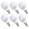 GOSCHE 6 Pack Bright Ceiling Fan Light Bulbs, 60 Watt Equivalent, E12 Led Bulb, A15 Shape Candelabra Base Chandelier Light Bulb, 120V Small Bulb, Non-Dimmable, Daylight 5000K, 6 Pcs