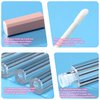 KaiLeQi Mini Lip Gloss Tubes Empty With Wand Diy Lipgloss Making Kit For Small Businesses Pink Cute Containers Empty Lip Balm Tubes（16PCS)