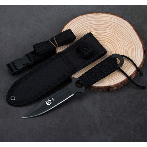 GASHER 2Pcs Scuba Diving Knife Set with Leg Straps & Sheath, Razor Sharp - Lightweight Diving Equipment for Spearfishing, Snorkeling, Hunting, Rescue & Water Sports