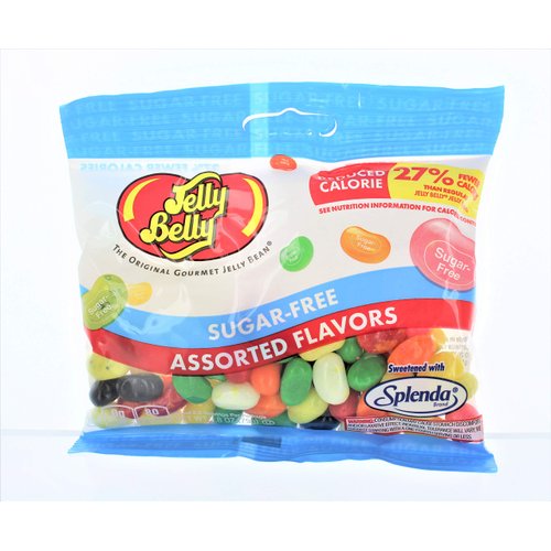Jelly Belly Sugar Free Assorted Flavor Jelly Beans 2.8 oz Bag (3 Pack)