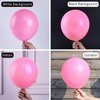 PartyWoo Magenta Pink Balloons, 127 pcs Hot Pink Balloons Different Sizes Pack of 36 Inch 18 Inch 12 Inch 10 Inch 5 Inch Persian Pink Balloons for Balloon Garland Arch as Party Decorations, Pink-Y11